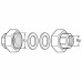 Комплект гаек для насоса WILO R11/2quot;-R1quot;GT (3XPART)+BOX-CHR