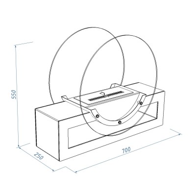 Биокамин Royal Thermo RTBFP-F700SB Siberia Биокамин Royal Thermo RTBFP-F700SB Siberia