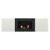 Тумба с биокамином Firelight BFP/P-1400L белая