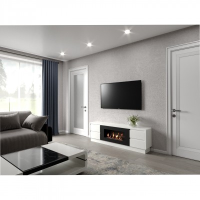 Тумба с биокамином Firelight BFP/P-1700 lux белая Тумба с биокамином Firelight BFP/P-1700 lux белая