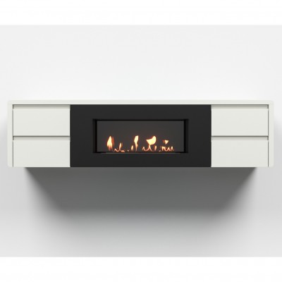 Тумба с биокамином Firelight BFP/P-1700 lux белая Тумба с биокамином Firelight BFP/P-1700 lux белая