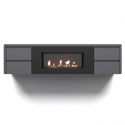 Тумба с биокамином Firelight BFP/P-1700 lux графит Тумба с биокамином Firelight BFP/P-1700 lux графит
