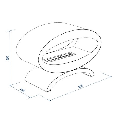 Биокамин Royal Thermo RTBFP-F900E Ellipse Биокамин Royal Thermo RTBFP-F900E Ellipse