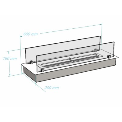 Биокамин Royal Thermo RTBFP-P600XS Modul Биокамин Royal Thermo RTBFP-P600XS Modul