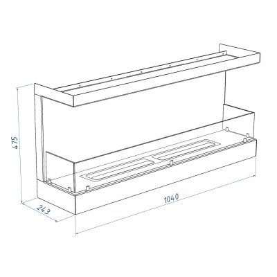 Биокамин Royal Thermo RTBFP-P1040XS Биокамин Royal Thermo RTBFP-P1040XS