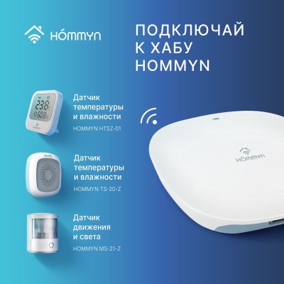 Блок управления (шлюз) HOMMYN Hub HH-01 Блок управления (шлюз) HOMMYN Hub HH-01
