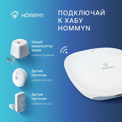 Блок управления (шлюз) HOMMYN Hub HH-01 Блок управления (шлюз) HOMMYN Hub HH-01