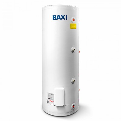 Бойлер косвенного нагрева BAXI UBC 500 DC напольный, двойной змеевик, с боковым подключением Бойлер косвенного нагрева BAXI UBC 500 DC напольный, двойной змеевик, с боковым подключением