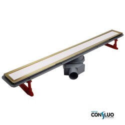 Лоток душевой PESTAN Confluo Premium Line 650 White Glass Gold