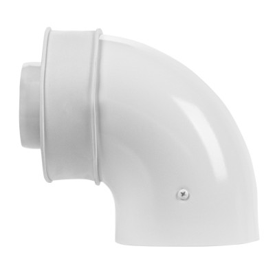 Колено Royal Thermo диам. 60/100L FF 90гр Колено Royal Thermo диам. 60/100L FF 90гр
