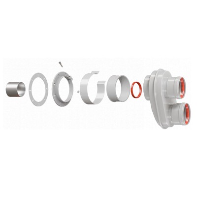 Адаптер Royal Thermo разделительный моноблочный универсальный диам. 80 Адаптер Royal Thermo разделительный моноблочный универсальный диам. 80