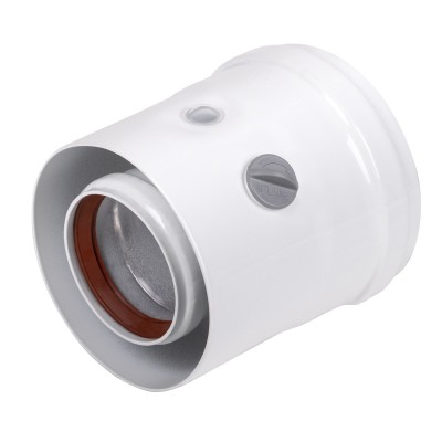 Адаптер вертикальный диам. 60/100L (El,Bs, F, NF, U) ROYAL THERMO Адаптер вертикальный диам. 60/100L (El,Bs, F, NF, U) ROYAL THERMO