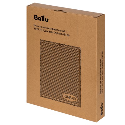 Фильтр высокоэффективный Ballu HEPA Н13 для ONEAIR ASP-80 Фильтр высокоэффективный Ballu HEPA Н13 для ONEAIR ASP-80