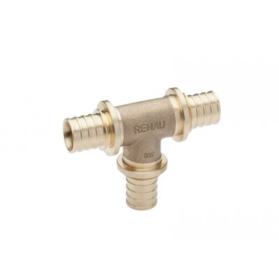 Тройник REHAU равнопроходный 20-20-20 PLATINUM RX, бронза