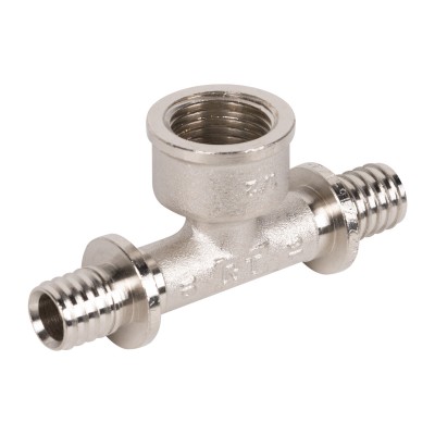 Тройник с внутренней резьбой 16×1/2quot;×16