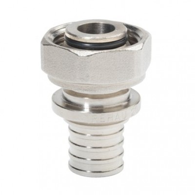 Переходник REHAU с накидной гайкой под евроконус 16-3/4quot; MX, латунь