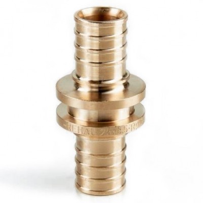 Муфта REHAU соединительная равнопроходная 16 PLATINUM RX, бронза