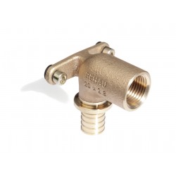 Угольник REHAU настенный ВР 20-1/2quot; RX+ длинный , бронза