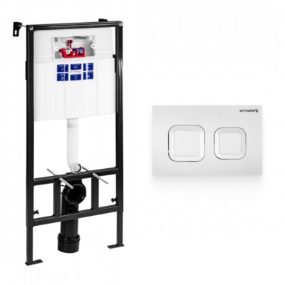 Инсталляция BETTOSERB SAVA FIX SLIM, клавиша смыва SMART, белый глянец, SET40006470 Инсталляция BETTOSERB SAVA FIX SLIM, клавиша смыва SMART, белый глянец, SET40006470