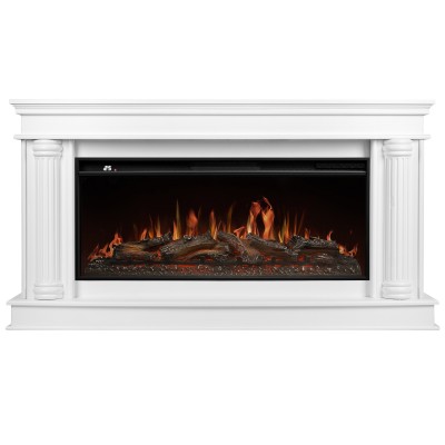 Каминокомплект: Очаг Royal Thermo Aurora RTFP/P-AR40LS, портал Olympia 42/40/36, белый Каминокомплект: Очаг Royal Thermo Aurora RTFP/P-AR40LS, портал Olympia 42/40/36, белый