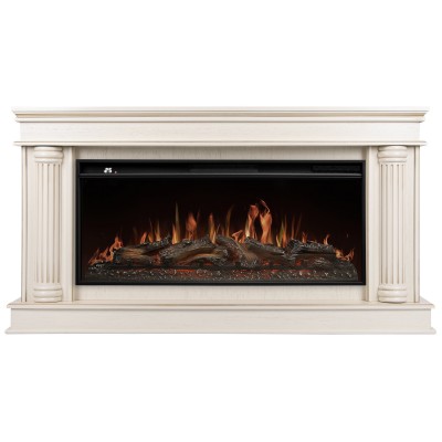 Каминокомплект: Очаг Royal Thermo Aurora RTFP/P-AR40LS, портал Olympia 42/40/36, сл. кость с зол. па Каминокомплект: Очаг Royal Thermo Aurora RTFP/P-AR40LS, портал Olympia 42/40/36, сл. кость с зол. па