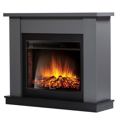 Каминокомплект Firelight: Очаг EFP/P-2520LS N, портал Canto 25 графит Каминокомплект Firelight: Очаг EFP/P-2520LS N, портал Canto 25 графит