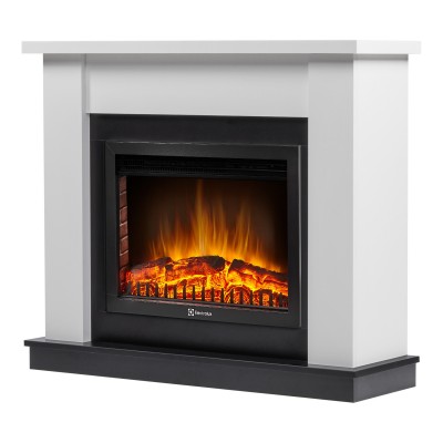 Каминокомплект Firelight: Очаг EFP/P-2520LS N , портал Canto 25 белый Каминокомплект Firelight: Очаг EFP/P-2520LS N , портал Canto 25 белый