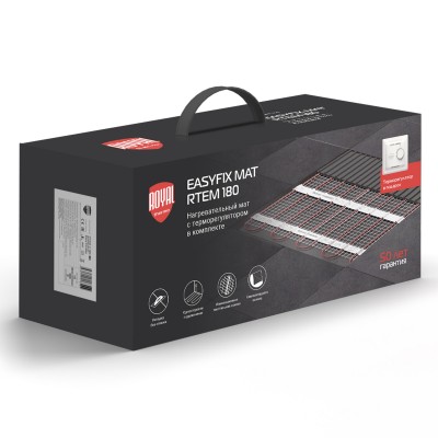 Комплект теплого пола Royal Thermo EasyFix Mat RTEM 2-180-7 с терморегулятором Basic Комплект теплого пола Royal Thermo EasyFix Mat RTEM 2-180-7 с терморегулятором Basic