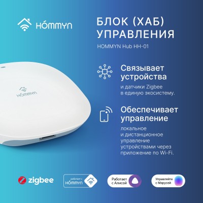 Комплект три умные розетки и хаб HOMMYN SP3HOMKIT07 Комплект три умные розетки и хаб HOMMYN SP3HOMKIT07