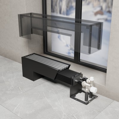 Конвектор напольный Royal Thermo STEP-180/180/2600-3-N-BL-LG-BL