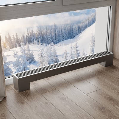 Конвектор напольный Royal Thermo STEP-80/130/1700-1-N-WT-LG-NA