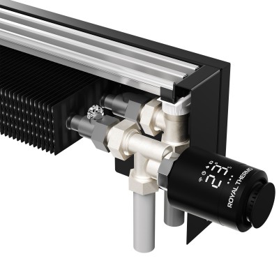 Конвектор напольный Royal Thermo STEP-180/130/900-3-N-SS-LG-NA