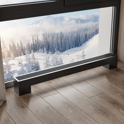 Конвектор напольный Royal Thermo STEP-80/130/600-1-N-BL-LG-BL