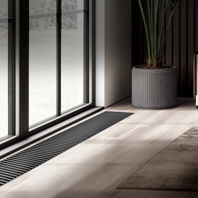 Конвектор внутрипольный Royal Thermo ATRIUM TURBO-80/400/900-DG-U-BL Конвектор внутрипольный Royal Thermo ATRIUM TURBO-80/400/900-DG-U-BL