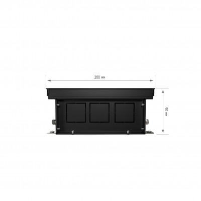 Конвектор внутрипольный Royal Thermo ATRIUM-90/200/2700-DG-U-LB