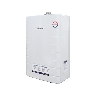 Котел газовый KITURAMI World Alpha-35 настенный, 2 конт., закр.кам.сгор., с выносным п/у