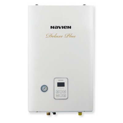 Котел газовый Navien Deluxe Plus -24k настенный, 2 конт., закр. кам. сгор., коаксиальный Котел газовый Navien Deluxe Plus -24k настенный, 2 конт., закр. кам. сгор., коаксиальный