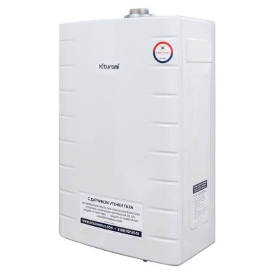 Котел газовый KITURAMI World Alpha-30 настенный, 2 конт., закр.кам.сгор., с выносным п/у
