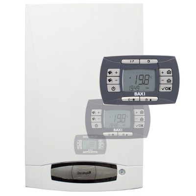 Котел газовый BAXI NUVOLA3 COMFORT 280 Fi настен., 2 конт., з.к.с., с вынос. п/у, встроен. бойлер Котел газовый BAXI NUVOLA3 COMFORT 280 Fi настен., 2 конт., з.к.с., с вынос. п/у, встроен. бойлер