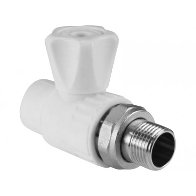 Кран шаровой для радиатора прямой 20 х 1/2quot; (60/10) VALFEX