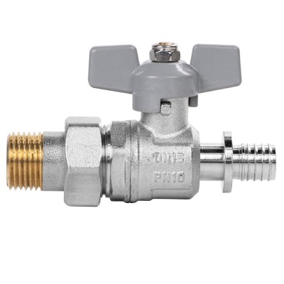 Кран шаровый с аксиальным соединением НГ 16×1/2quot;