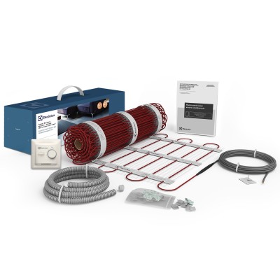 Мат Electrolux EEFM 2-180-4 (комплект теплого пола c терморегулятором) Мат Electrolux EEFM 2-180-4 (комплект теплого пола c терморегулятором)