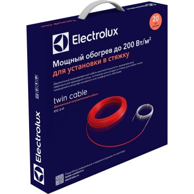 Кабель ELECTROLUX ETC 2-17-300 (комплект теплого пола) Кабель ELECTROLUX ETC 2-17-300 (комплект теплого пола)