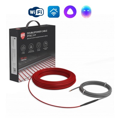 Кабель нагревательный Royal Thermo Doublepower Cable RTDC 2-17-100 (комплект) Кабель нагревательный Royal Thermo Doublepower Cable RTDC 2-17-100 (комплект)