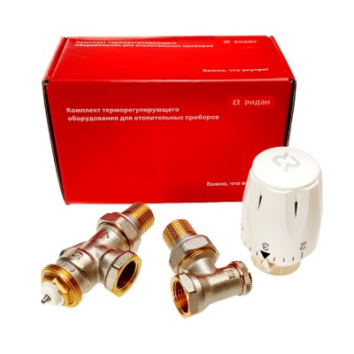 Комплект термостатический РИДАН TR-N UK 15+TR 74+LV-S 15 угл, осев. box Комплект термостатический РИДАН TR-N UK 15+TR 74+LV-S 15 угл, осев. box