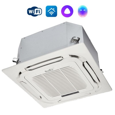Комплект Ballu Machine BLC_C-18HN1_21Y (compact) полупромышленной сплит-системы, кассетного типа Комплект Ballu Machine BLC_C-18HN1_21Y (compact) полупромышленной сплит-системы, кассетного типа