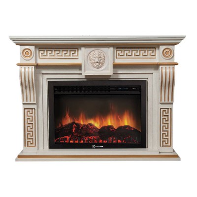 Портал Firelight Vittoriano 30 Белёный дуб с золотой патиной