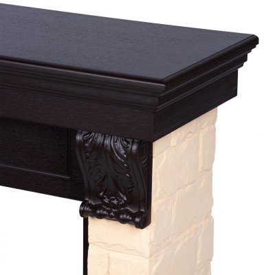 Портал Forte 25S камень бежевый, шпон Темный дуб