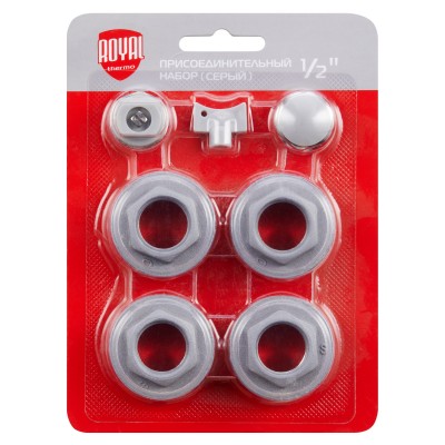 Набор присоединительный Royal Thermo 1/2'' silver Набор присоединительный Royal Thermo 1/2'' silver
