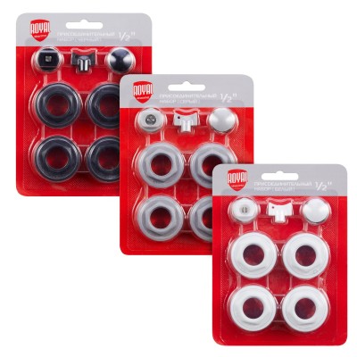 Набор присоединительный Royal Thermo 1/2'' silver Набор присоединительный Royal Thermo 1/2'' silver